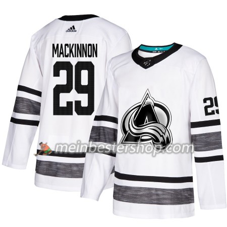 Colorado Avalanche Nathan MacKinnon 29 2019 All-Star Adidas Weiß Trikot Authentic - Herren